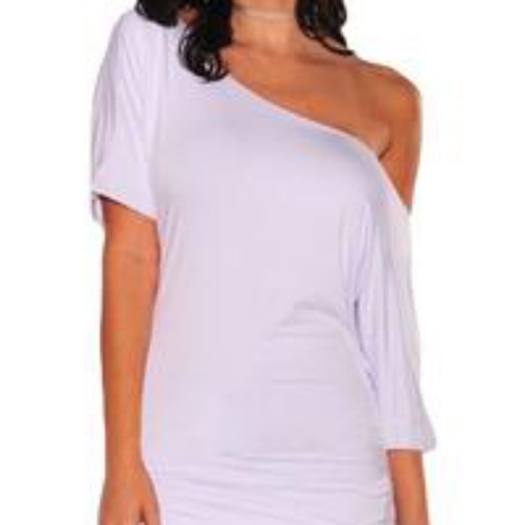 White side rouched blouse - Picture 2 of 2